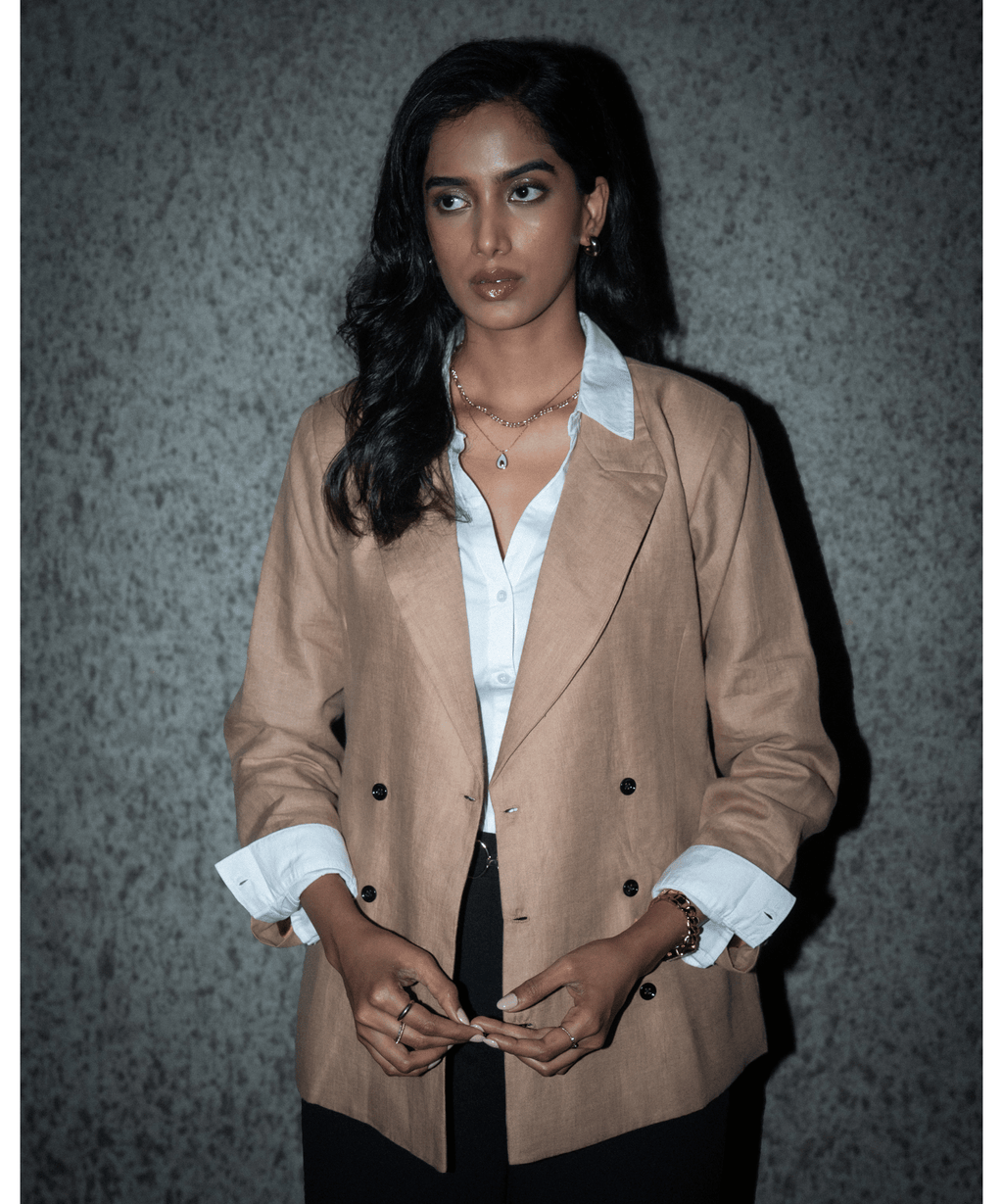 Linen Tailored Blazer
