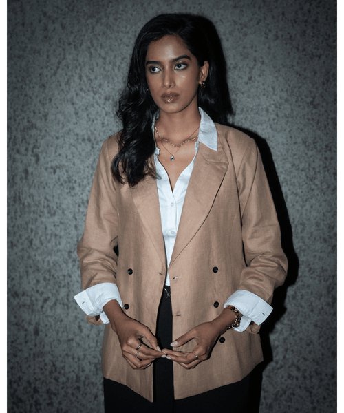 Linen Tailored Blazer