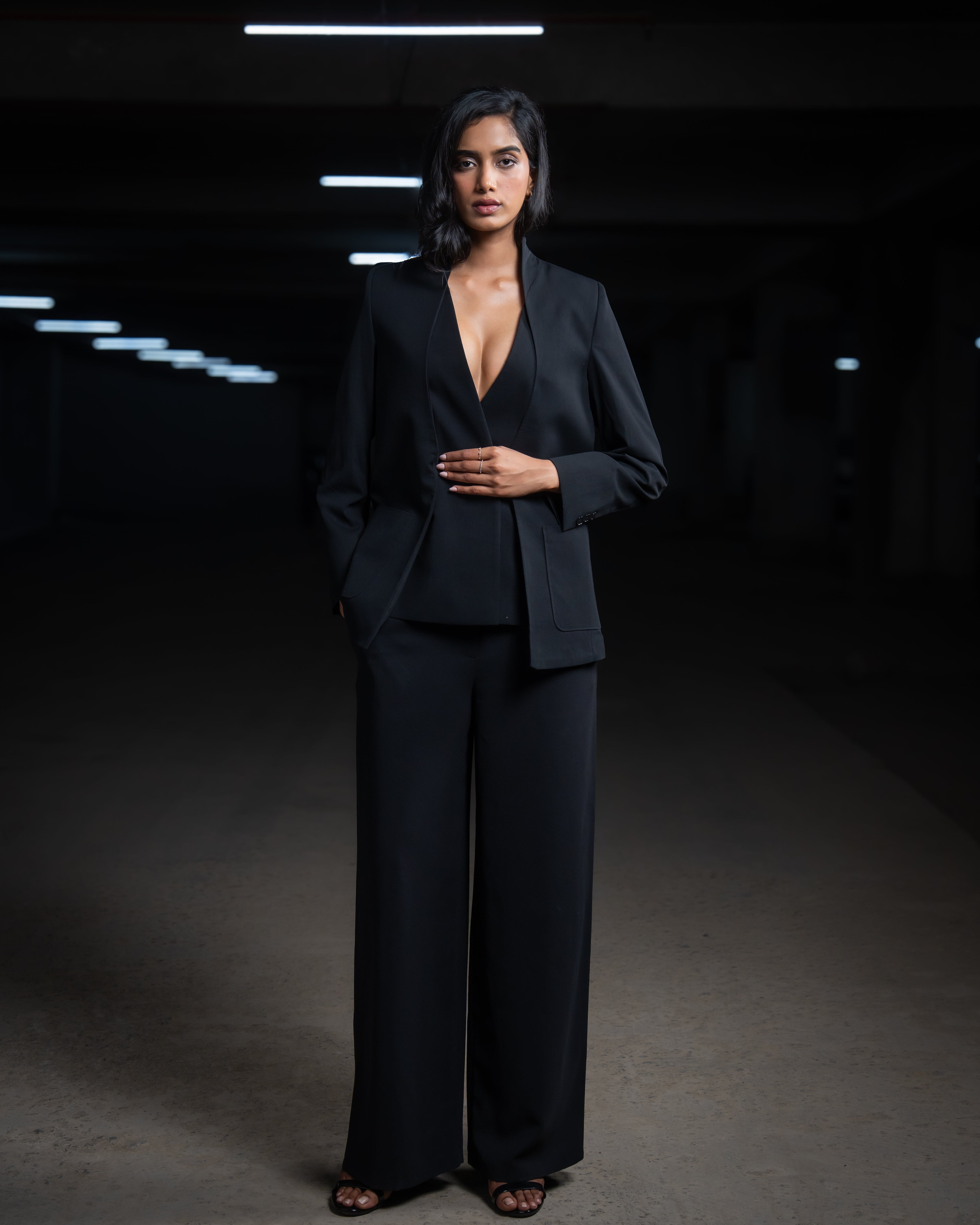 Structured Black Blazer