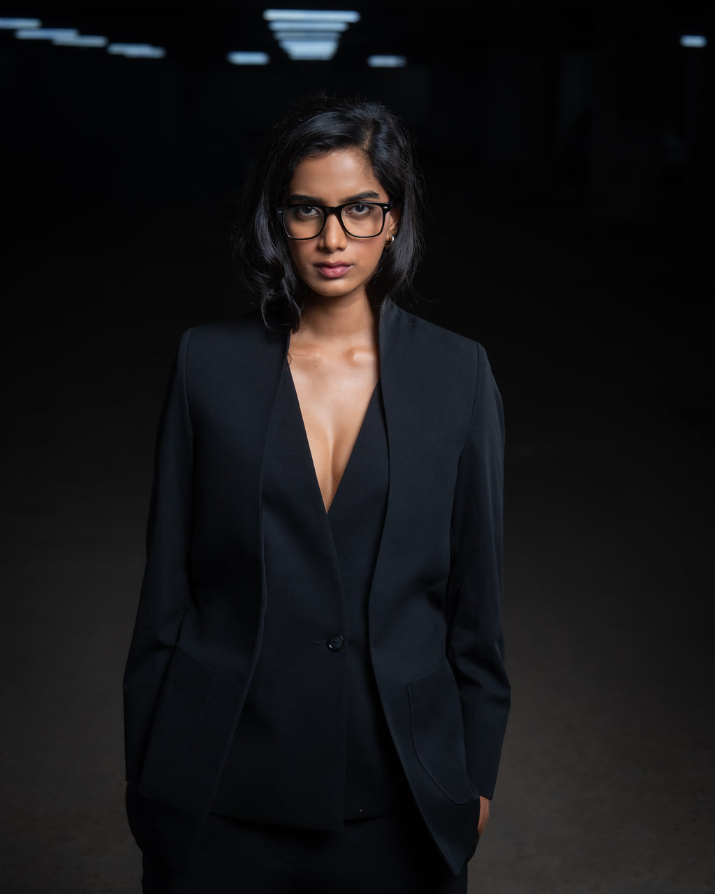 Structured Black Blazer