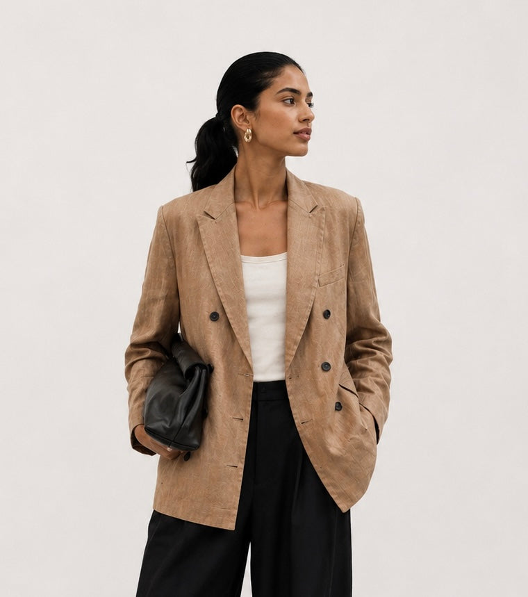 Linen Tailored Blazer