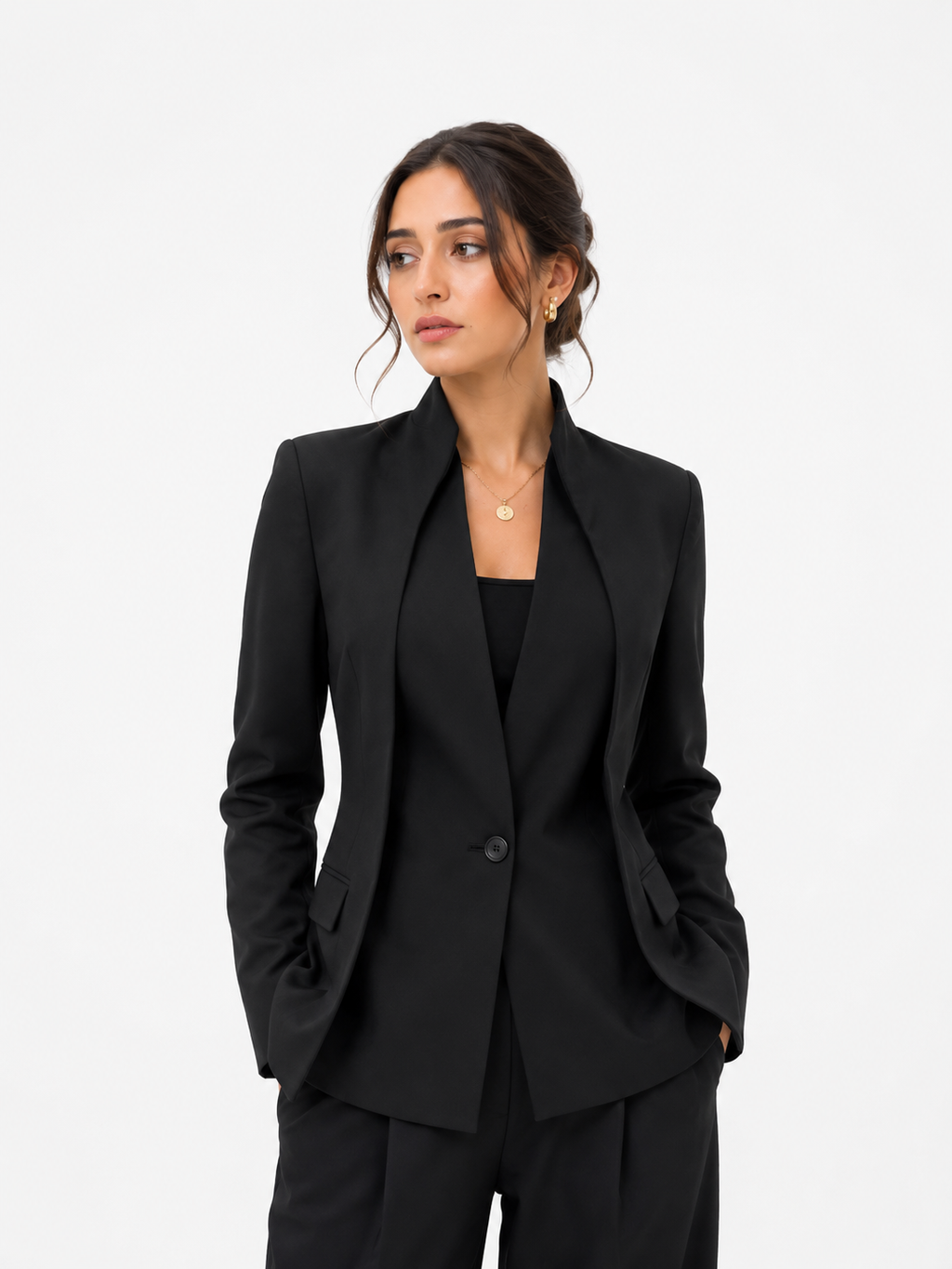Structured Black Blazer
